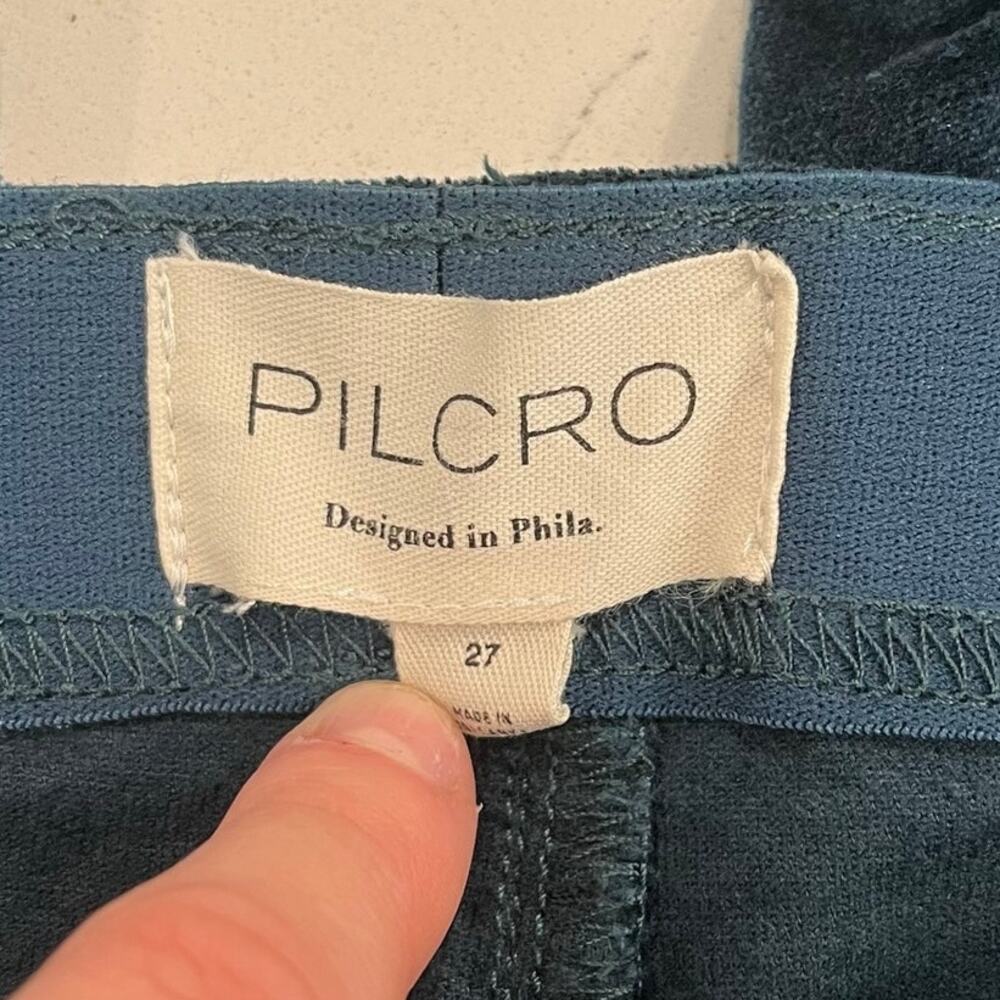 Anthropologie Pilcro Pull-On Retro Flare Velvet Jeans Pants Size 27 - Picture 6 of 12
